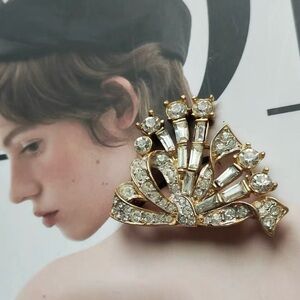 Nina Ricci Silver Brooch